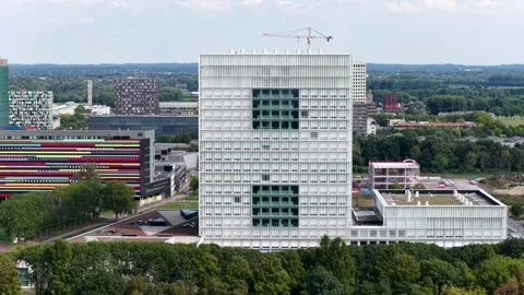 Aerial view of building in construction 動画素材 320181221