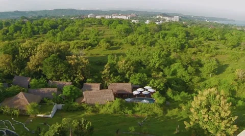 Aerial View of building rooftops in Dubai, UAE Stock Footage 60603653