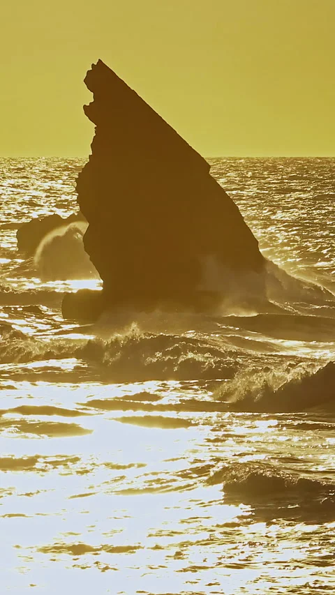 Aerial view of Cabo da Roca. Most western point of Europe. Portugal Vídeo Stock 318596121
