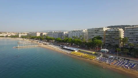 Aerial view of Cannes Stock-Footage 71821145