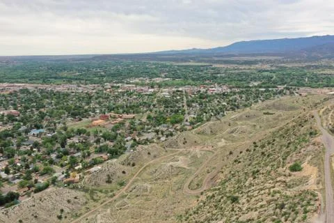 Aerial View of Canon City, CO Stock Photos