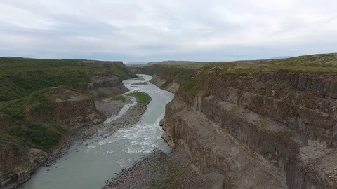 Aerial view of canyon Stock Footage 81819253