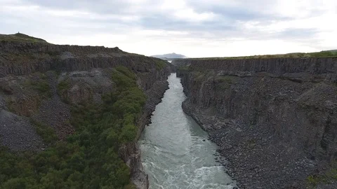 Aerial view of canyon Stock Footage 81821179