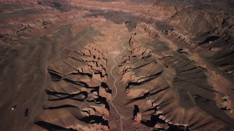 Aerial view of the Canyons. Video stock 154745032
