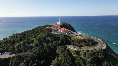Aerial view of Cape Byron Australia. 库存影片 343678110