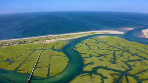 Aerial View Of Cape Cod Видео 195828409
