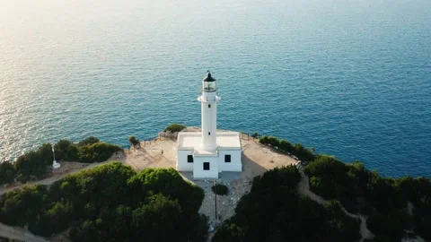 Aerial view of Cape of Ducato Stock Footage 162639004