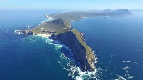 Aerial View of Cape Point in Cape Town Stock Footage 79811841