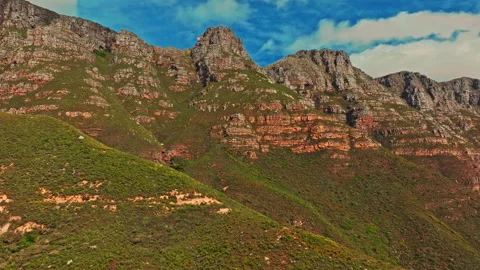Aerial view in Cape Town, Table Mountain 스톡 동영상 283534190