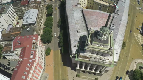 Aerial view of capital of Bulgaria, Sofia. Video stock 63620636