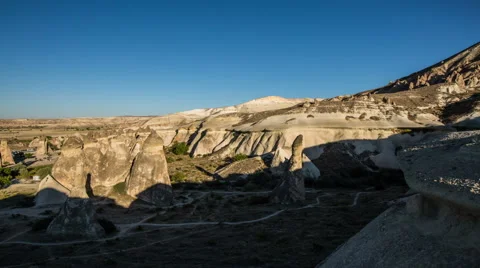 Aerial view of   Cappadocia Video stock 42425465