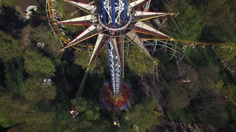 Aerial View of Carousel Video stock 63113609
