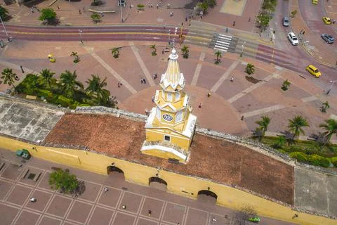 Aerial View - Cartagena, Colombia Stock Photos