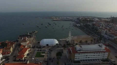 Aerial View of Cascais, Portugal Stock Footage 59069263