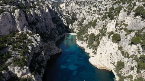 Aerial view of Cassis Stock Footage 104421615