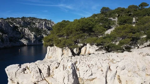 Aerial view of Cassis Video stock 104421617