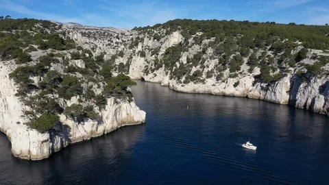 Aerial view of Cassis Video stock 104421627