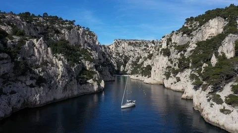 Aerial view of Cassis Stock-Footage 104422393