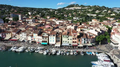 Aerial view of Cassis Video stock 136541644