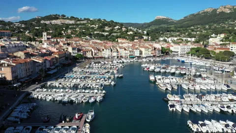 Aerial view of Cassis Video stock 136541663