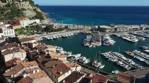 Aerial view of Cassis Video stock 136541995