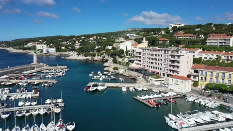 Aerial view of Cassis Video stock 136542226