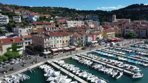 Aerial view of Cassis Video stock 136542911