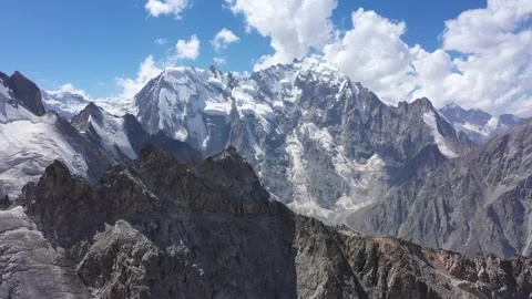 Aerial View of Caucasus Mountain Range. Stock-Footage 231664525