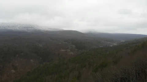 Aerial view of the Caucasus mountains. Stock Footage 124591020