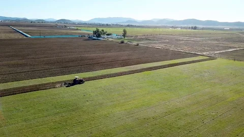 Aerial view of the Cava de Marcelo, Ojos Negros 스톡 동영상 104234833