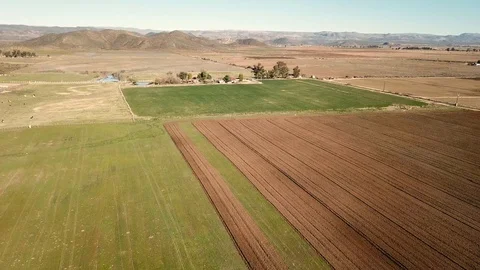 Aerial view of the Cava de Marcelo, Ojos Negros Stock Footage 104235146
