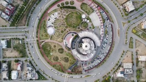 Aerial View of Central Park DHA-2, Islamabad, Pakistan 26 May, 2023 Stock Footage 254353074