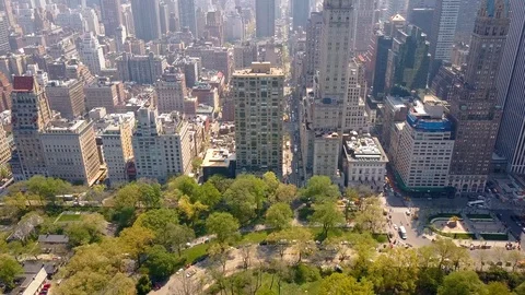 Aerial view of Central Park, New York, U... | Stock Video | Pond5