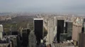 Aerial View of Central Park, Sony Building, Manhattan Skyscrapers, New York City HD Footage