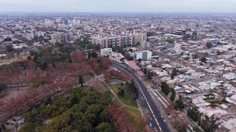 Aerial View of Centro Cívico San Juan and Urban Landscape in San Juan City Stock Footage 346799645