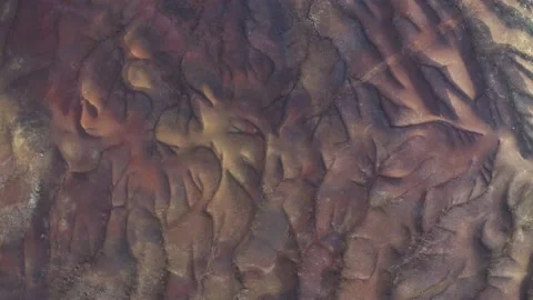 Aerial view of Chamarel Seven Colored Earth Geopark, La Gaulette, Mauritius. Video stock 168045223