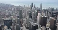 Aerial View of Chicago City Skyline Office Building Famous Landmark Sightseeing 4k or 4k+ Resolution