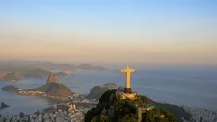 Brazil Rio De Janeiro Brasil Cristo Redentor Vintage RPPC 07.92