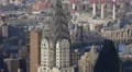Aerial View Chrysler Building Queensboro Bridge Establishing Shot New York City HD Footage