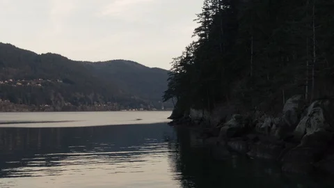 Aerial View of Chuckanut Bay - Bellingham WA Stock Footage 101931030