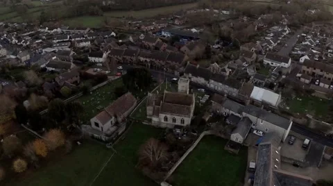 Aerial view of Church 動画素材 44753789
