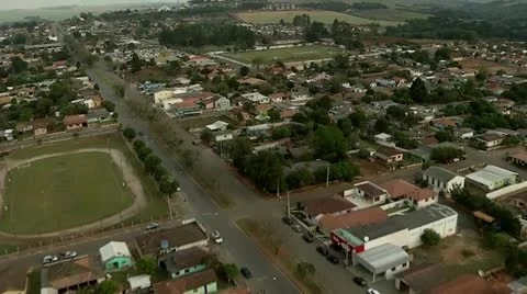 Aerial View of City Stock Footage 12151349