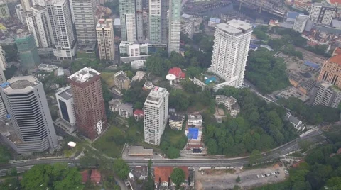 Aerial View of the City Stockbeeldmateriaal 49690112