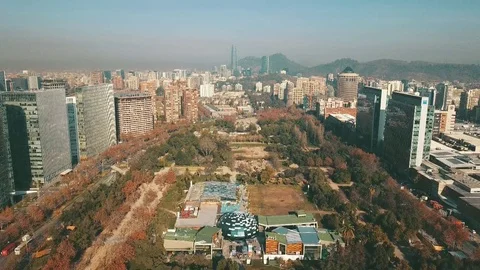 Aerial view of a city Stock Footage 93835156