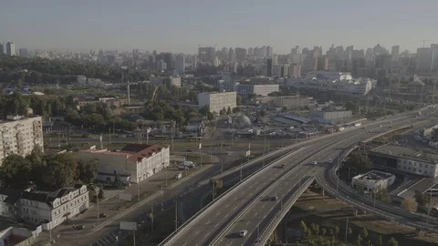 Aerial view of the city 스톡 동영상 129421290