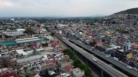 Aerial view of city Stock Footage 130422817