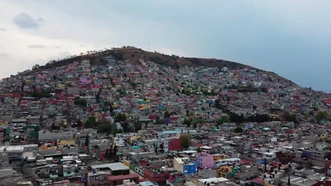 Aerial view of city Stock Footage 130423398