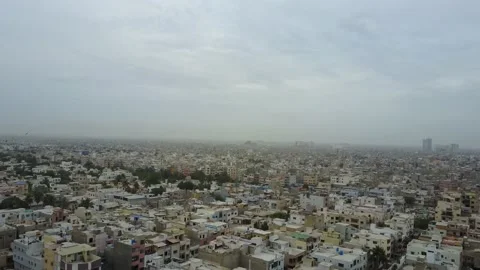 Aerial view of a city Stock Footage 149849373