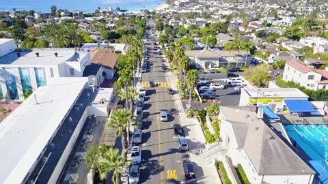 An aerial view of a city Stock Footage 155509574