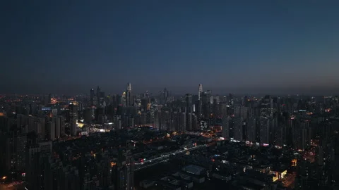 Aerial view of city Stock-Footage 166999610
